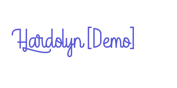 Hardolyn [Demo] Font Download